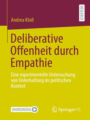 cover image of Deliberative Offenheit durch Empathie